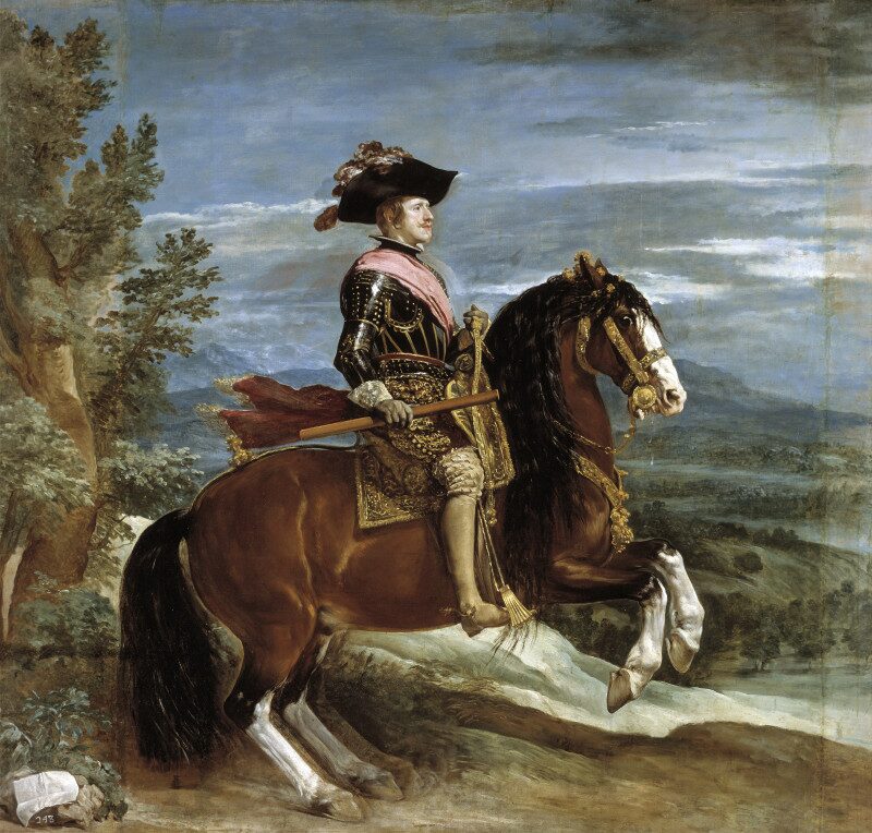 Philippe IV à cheval, de Diego Velázquez